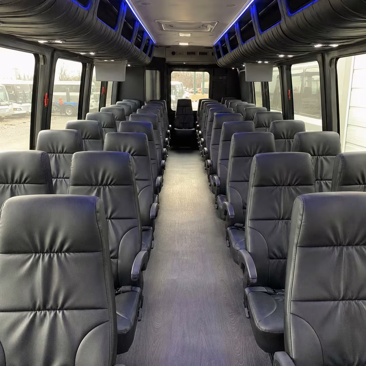 35 passenger minibus inside