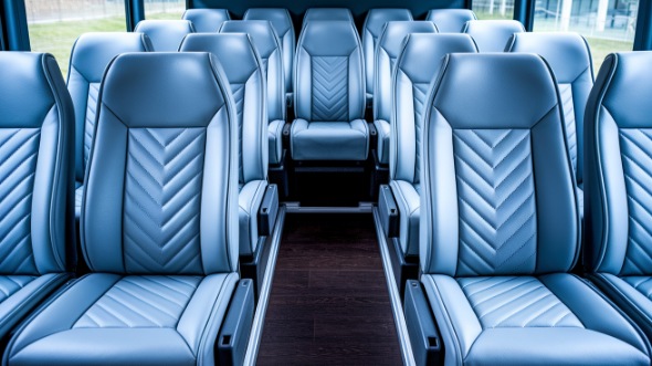 35 passenger minibus interior st george