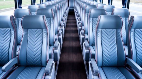 50 passenger charter bus interior st george
