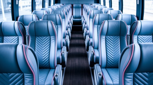 54 passenger charter bus interior st george