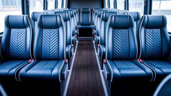 st george 15 passenger minibus inside