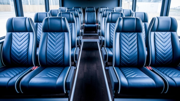 st george 20 passenger minibus inside