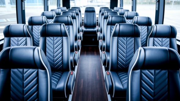 st george 25 passenger minibus inside