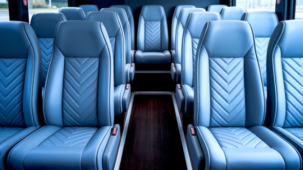 st george 30 passenger minibus inside