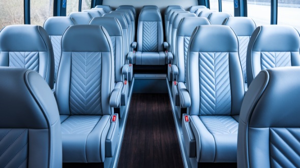st george 35 passenger minibus inside